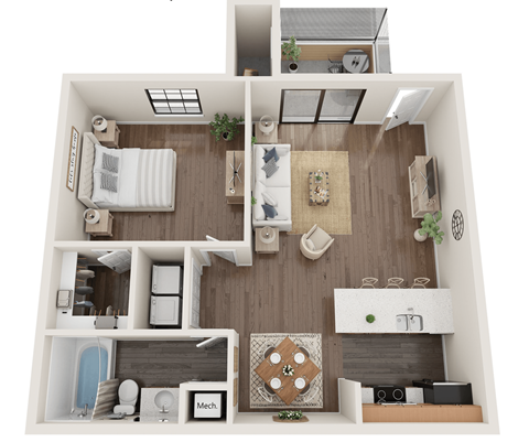 Tuscany-Floor Plan at Lakeside Gardens, Daytona, FL 32114 